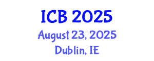 International Conference on Bioethics (ICB) August 23, 2025 - Dublin, Ireland