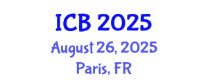 International Conference on Bioethics (ICB) August 26, 2025 - Paris, France