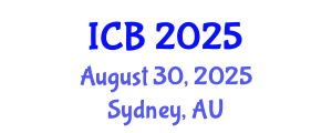 International Conference on Bioethics (ICB) August 30, 2025 - Sydney, Australia
