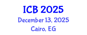 International Conference on Bioethics (ICB) December 13, 2025 - Cairo, Egypt