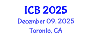 International Conference on Bioethics (ICB) December 09, 2025 - Toronto, Canada