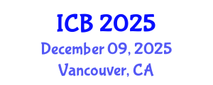 International Conference on Bioethics (ICB) December 09, 2025 - Vancouver, Canada