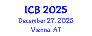 International Conference on Bioethics (ICB) December 27, 2025 - Vienna, Austria