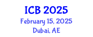 International Conference on Bioethics (ICB) February 15, 2025 - Dubai, United Arab Emirates