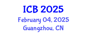 International Conference on Bioethics (ICB) February 04, 2025 - Guangzhou, China