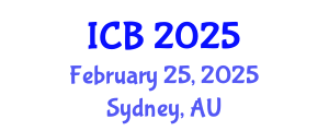 International Conference on Bioethics (ICB) February 25, 2025 - Sydney, Australia