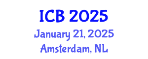International Conference on Bioethics (ICB) January 21, 2025 - Amsterdam, Netherlands