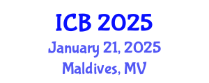 International Conference on Bioethics (ICB) January 21, 2025 - Maldives, Maldives