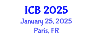 International Conference on Bioethics (ICB) January 25, 2025 - Paris, France