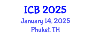 International Conference on Bioethics (ICB) January 14, 2025 - Phuket, Thailand