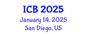 International Conference on Bioethics (ICB) January 14, 2025 - San Diego, United States