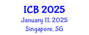 International Conference on Bioethics (ICB) January 09, 2025 - Singapore, Singapore