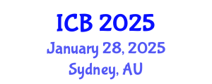 International Conference on Bioethics (ICB) January 28, 2025 - Sydney, Australia