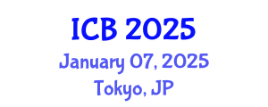 International Conference on Bioethics (ICB) January 07, 2025 - Tokyo, Japan