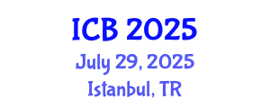 International Conference on Bioethics (ICB) July 29, 2025 - Istanbul, Turkey