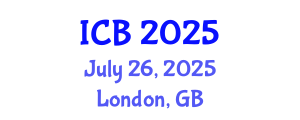 International Conference on Bioethics (ICB) July 26, 2025 - London, United Kingdom