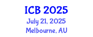 International Conference on Bioethics (ICB) July 21, 2025 - Melbourne, Australia