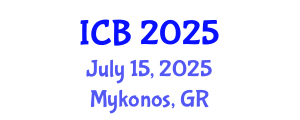 International Conference on Bioethics (ICB) July 15, 2025 - Mykonos, Greece
