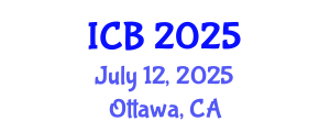 International Conference on Bioethics (ICB) July 12, 2025 - Ottawa, Canada