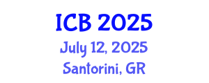 International Conference on Bioethics (ICB) July 12, 2025 - Santorini, Greece