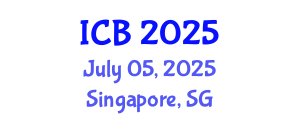 International Conference on Bioethics (ICB) July 05, 2025 - Singapore, Singapore