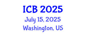 International Conference on Bioethics (ICB) July 15, 2025 - Washington, United States