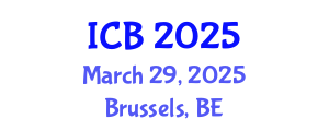 International Conference on Bioethics (ICB) March 29, 2025 - Brussels, Belgium