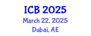 International Conference on Bioethics (ICB) March 22, 2025 - Dubai, United Arab Emirates
