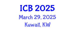 International Conference on Bioethics (ICB) March 29, 2025 - Kuwait, Kuwait