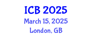 International Conference on Bioethics (ICB) March 15, 2025 - London, United Kingdom