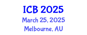 International Conference on Bioethics (ICB) March 25, 2025 - Melbourne, Australia