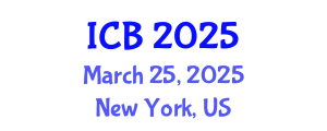 International Conference on Bioethics (ICB) March 25, 2025 - New York, United States