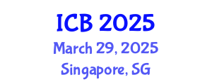 International Conference on Bioethics (ICB) March 29, 2025 - Singapore, Singapore