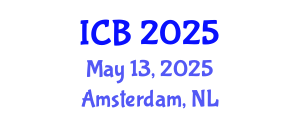 International Conference on Bioethics (ICB) May 13, 2025 - Amsterdam, Netherlands