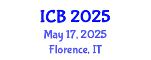 International Conference on Bioethics (ICB) May 17, 2025 - Florence, Italy