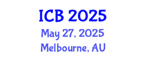 International Conference on Bioethics (ICB) May 27, 2025 - Melbourne, Australia