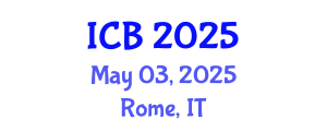 International Conference on Bioethics (ICB) May 03, 2025 - Rome, Italy
