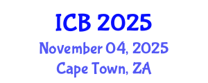 International Conference on Bioethics (ICB) November 04, 2025 - Cape Town, South Africa