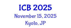 International Conference on Bioethics (ICB) November 15, 2025 - Kyoto, Japan