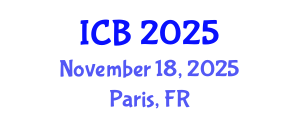 International Conference on Bioethics (ICB) November 18, 2025 - Paris, France
