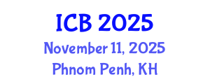 International Conference on Bioethics (ICB) November 11, 2025 - Phnom Penh, Cambodia
