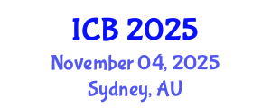 International Conference on Bioethics (ICB) November 04, 2025 - Sydney, Australia