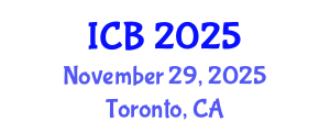 International Conference on Bioethics (ICB) November 29, 2025 - Toronto, Canada