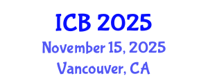 International Conference on Bioethics (ICB) November 15, 2025 - Vancouver, Canada