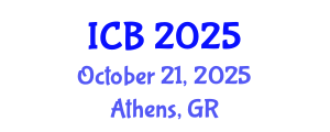International Conference on Bioethics (ICB) October 21, 2025 - Athens, Greece