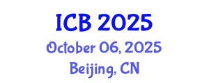 International Conference on Bioethics (ICB) October 06, 2025 - Beijing, China