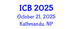 International Conference on Bioethics (ICB) October 21, 2025 - Kathmandu, Nepal