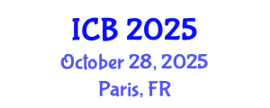 International Conference on Bioethics (ICB) October 28, 2025 - Paris, France