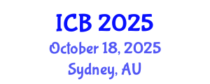 International Conference on Bioethics (ICB) October 18, 2025 - Sydney, Australia