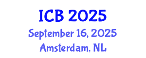 International Conference on Bioethics (ICB) September 16, 2025 - Amsterdam, Netherlands